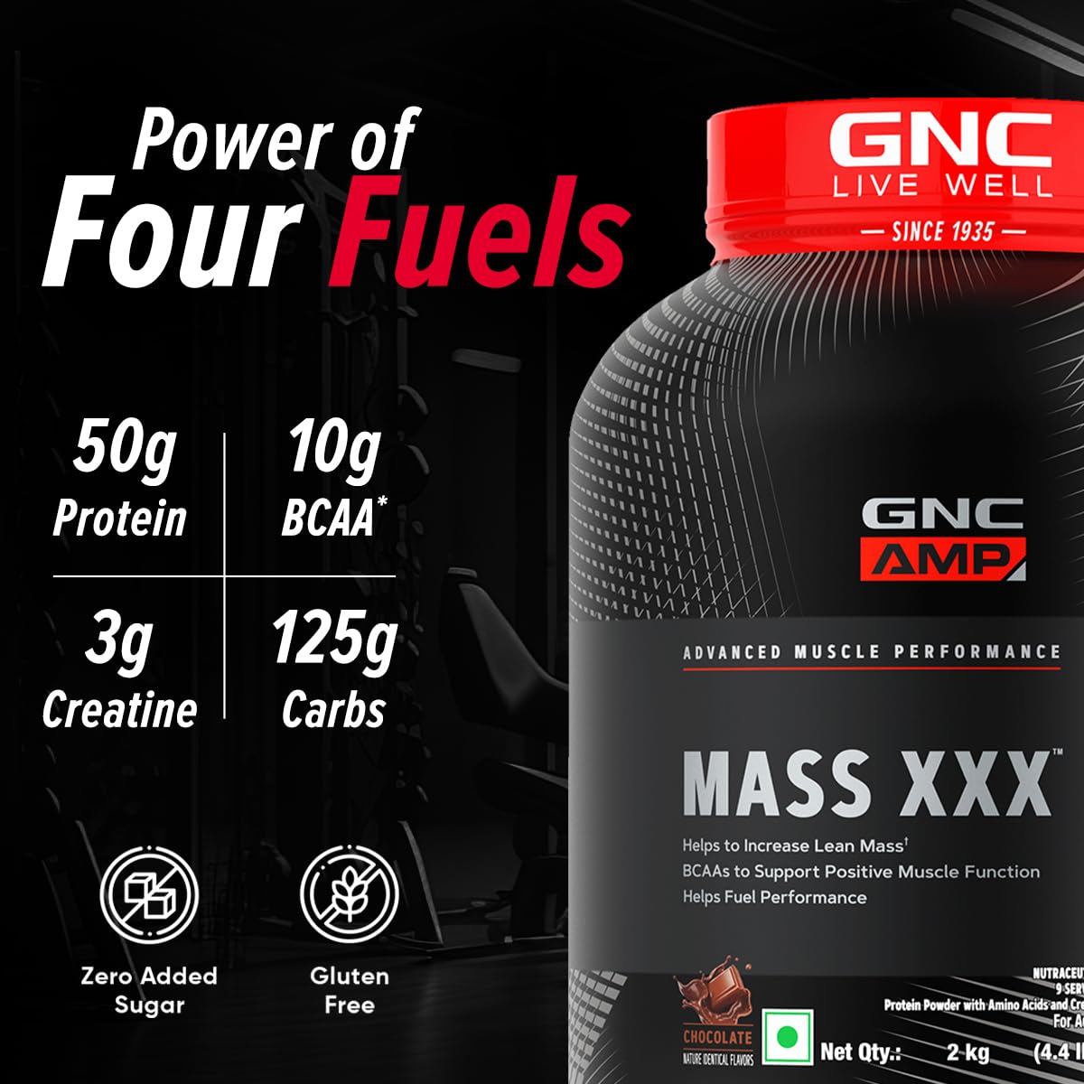 GNC Amp mass gainer