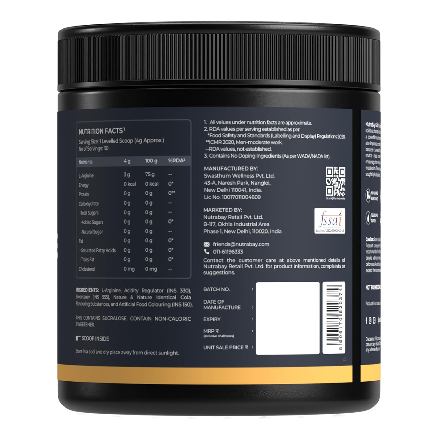 Nutrabay L-Arginine