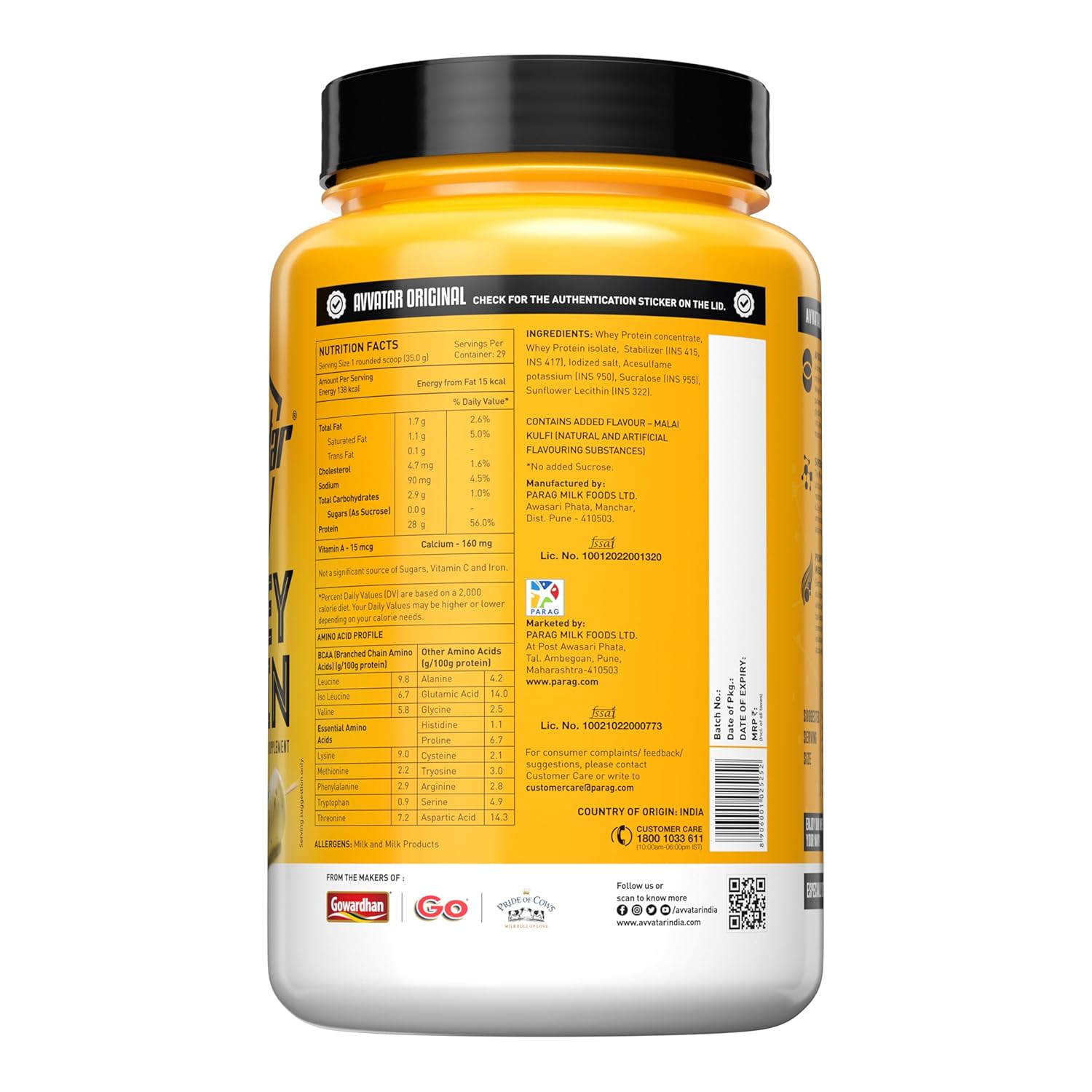 Avvtar whey protein