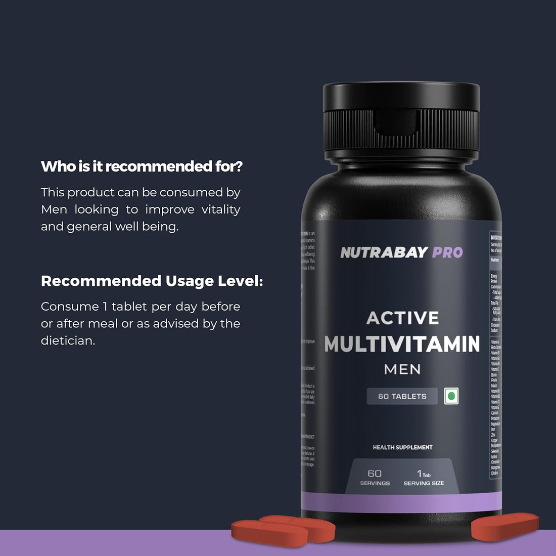 Nutrabay Pro Multivitamin Men (60 Tablets)
