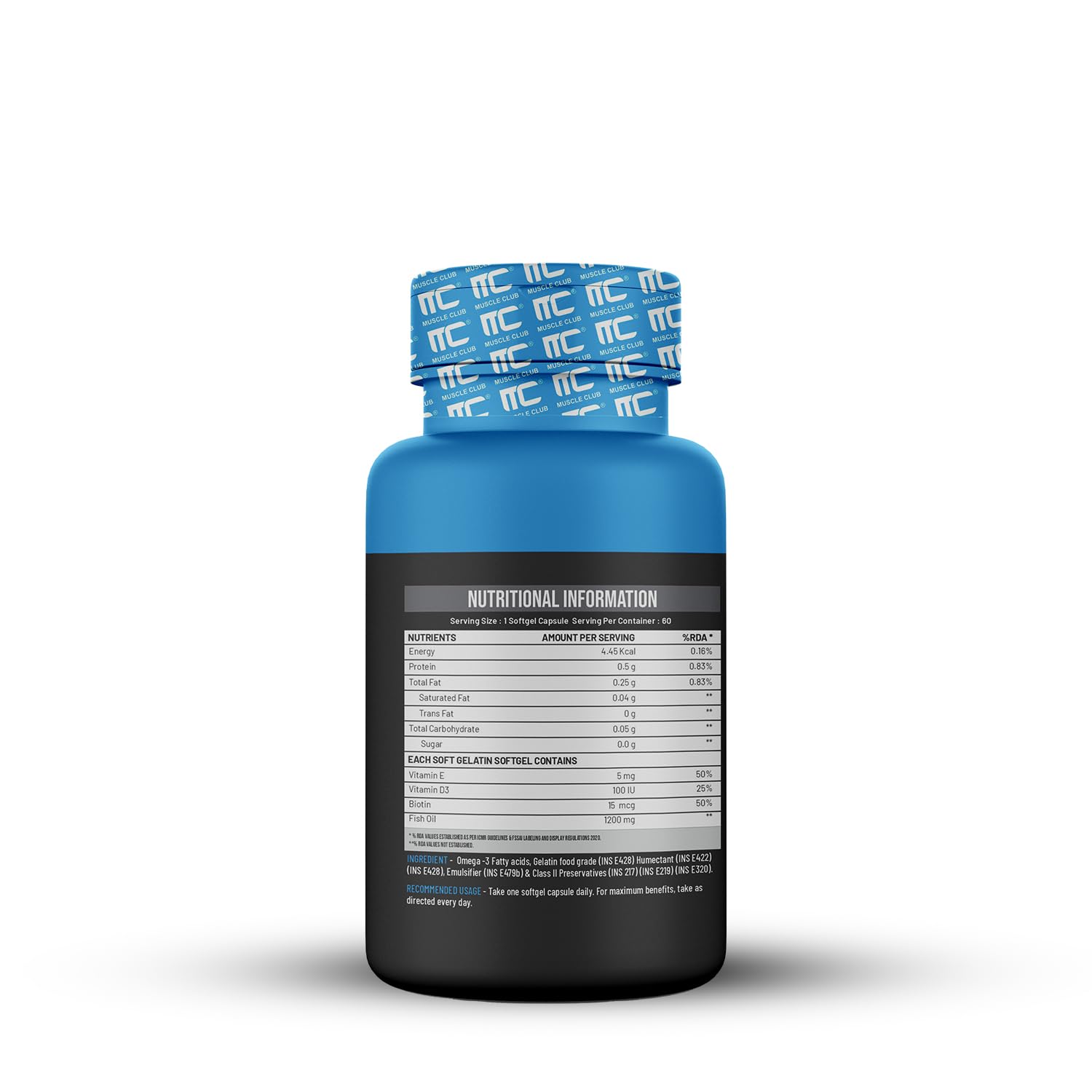 Muscle club Omega 3 Triple Strength