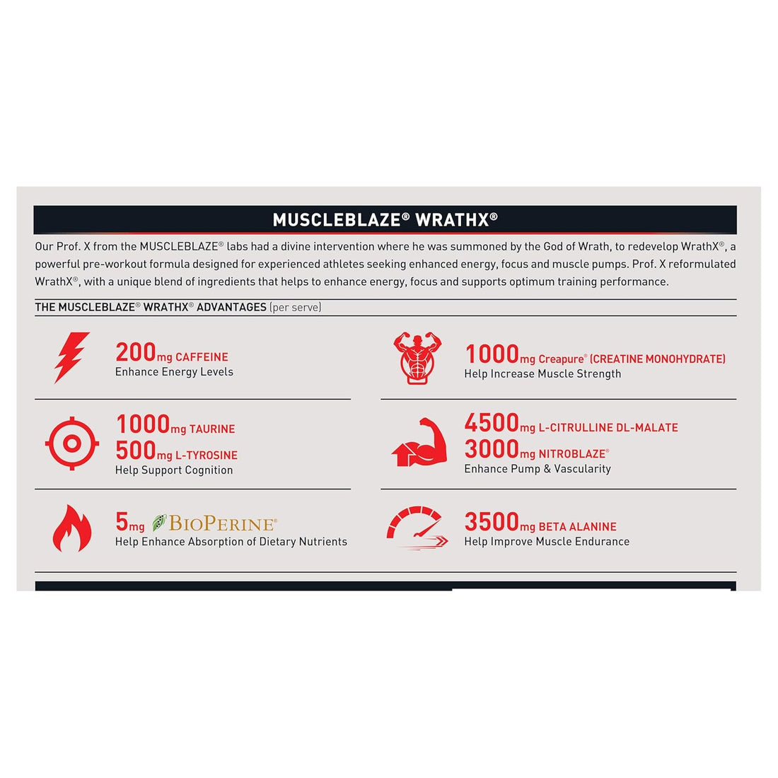 Muscleblaze WRATHEX pre workout