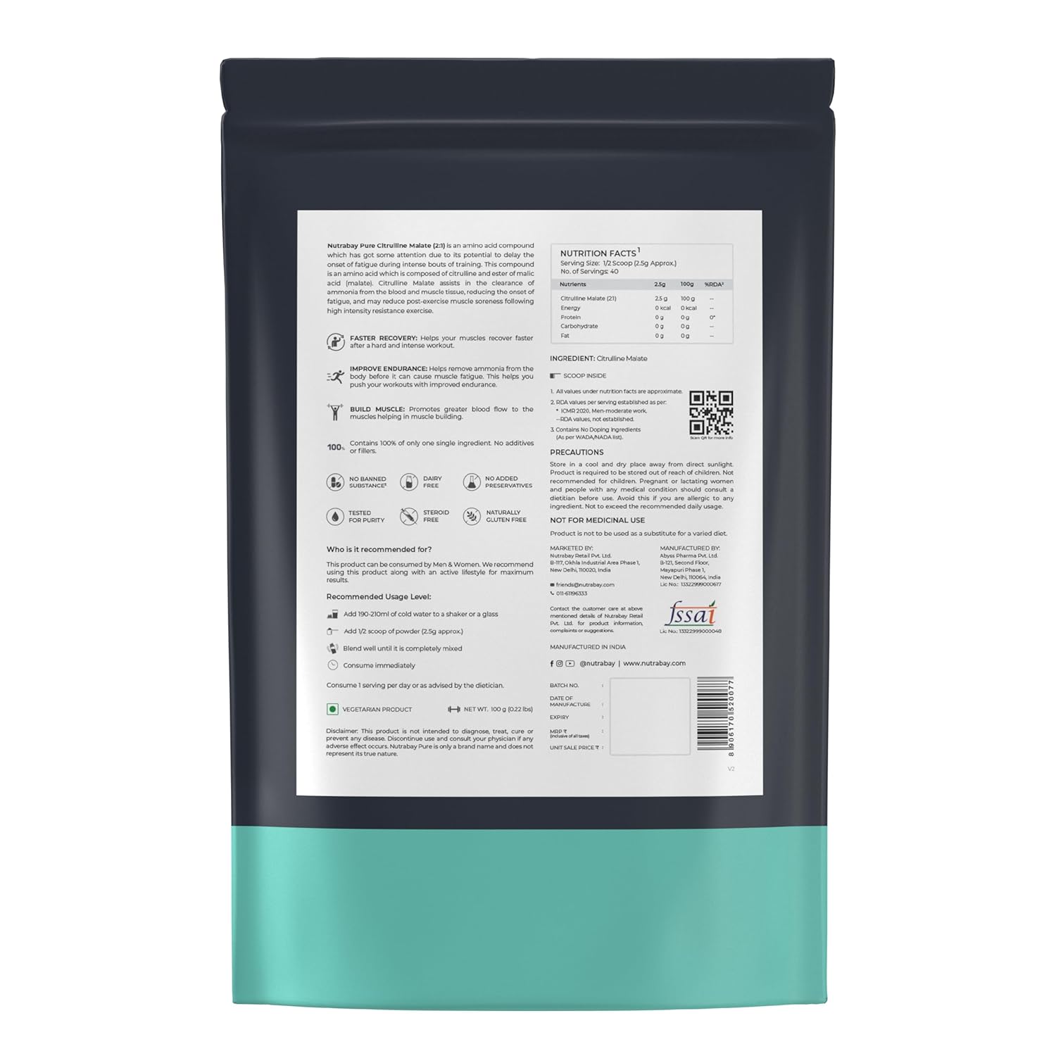 Nutrabay Citrulline Malate