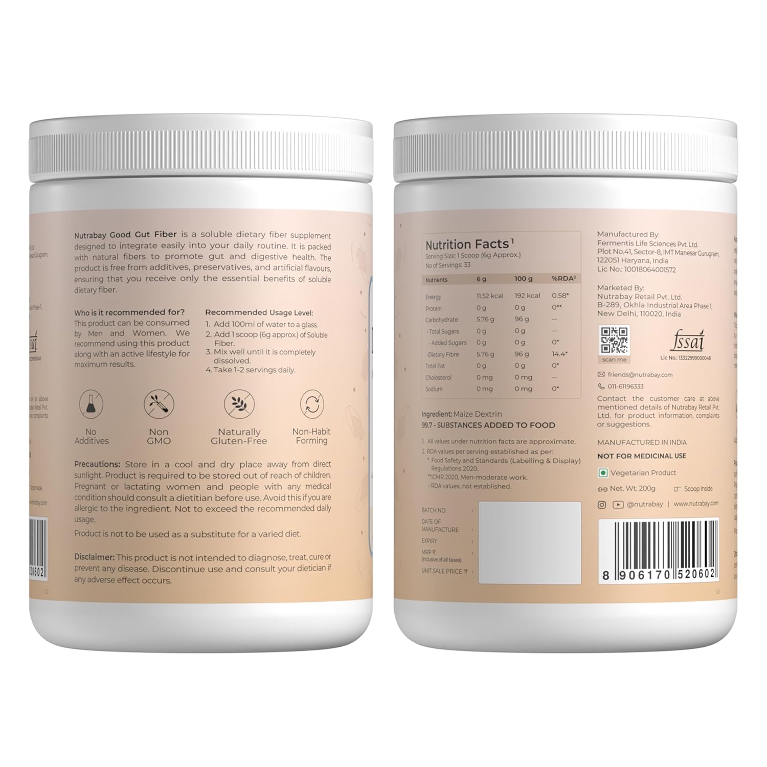Nutrabay Good Gut Daily Fiber