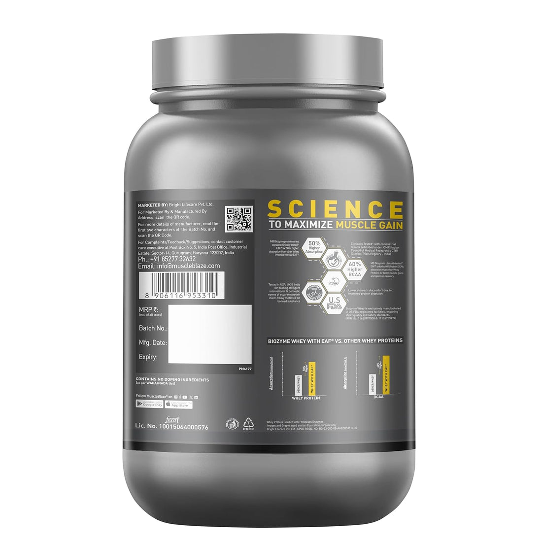 Muscleblaze bio enzyme whey performance