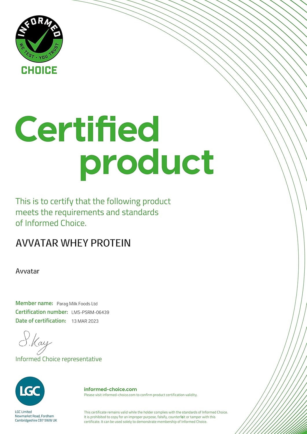 Avvtar whey protein