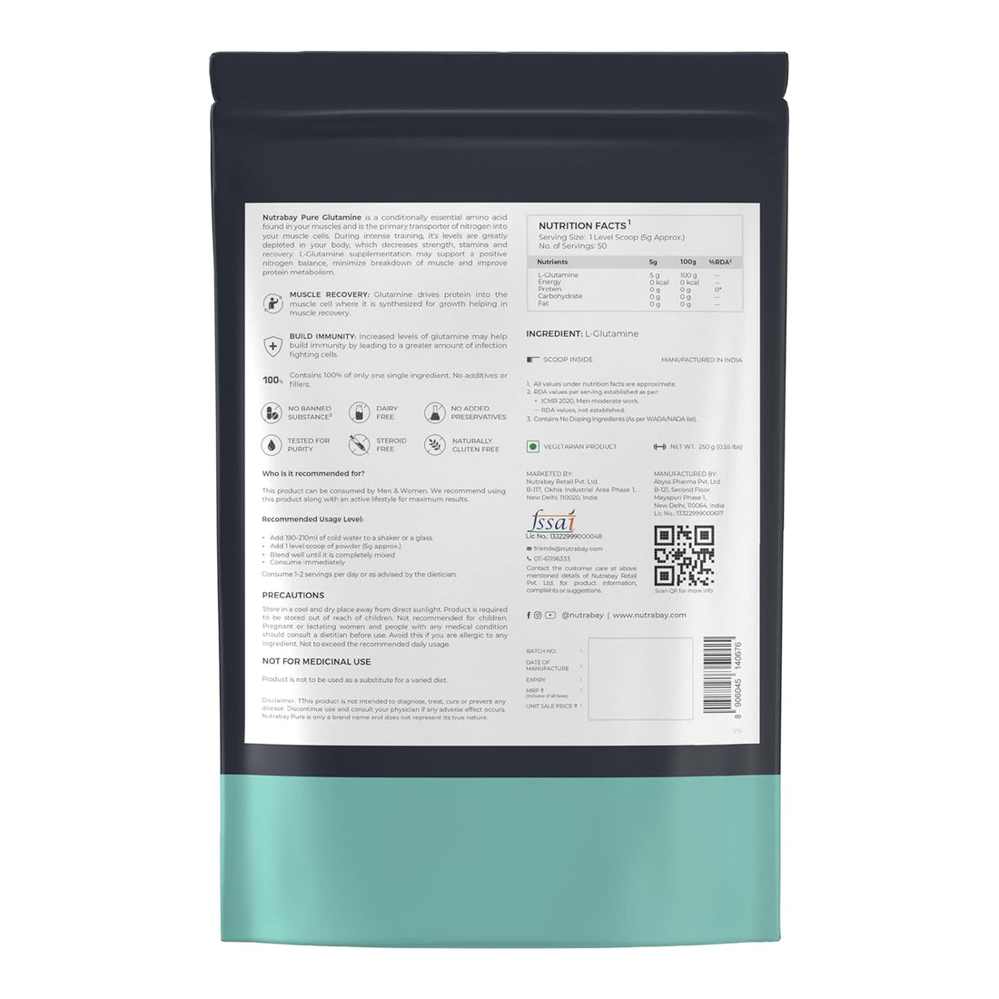 L-glutamine Nutrabay