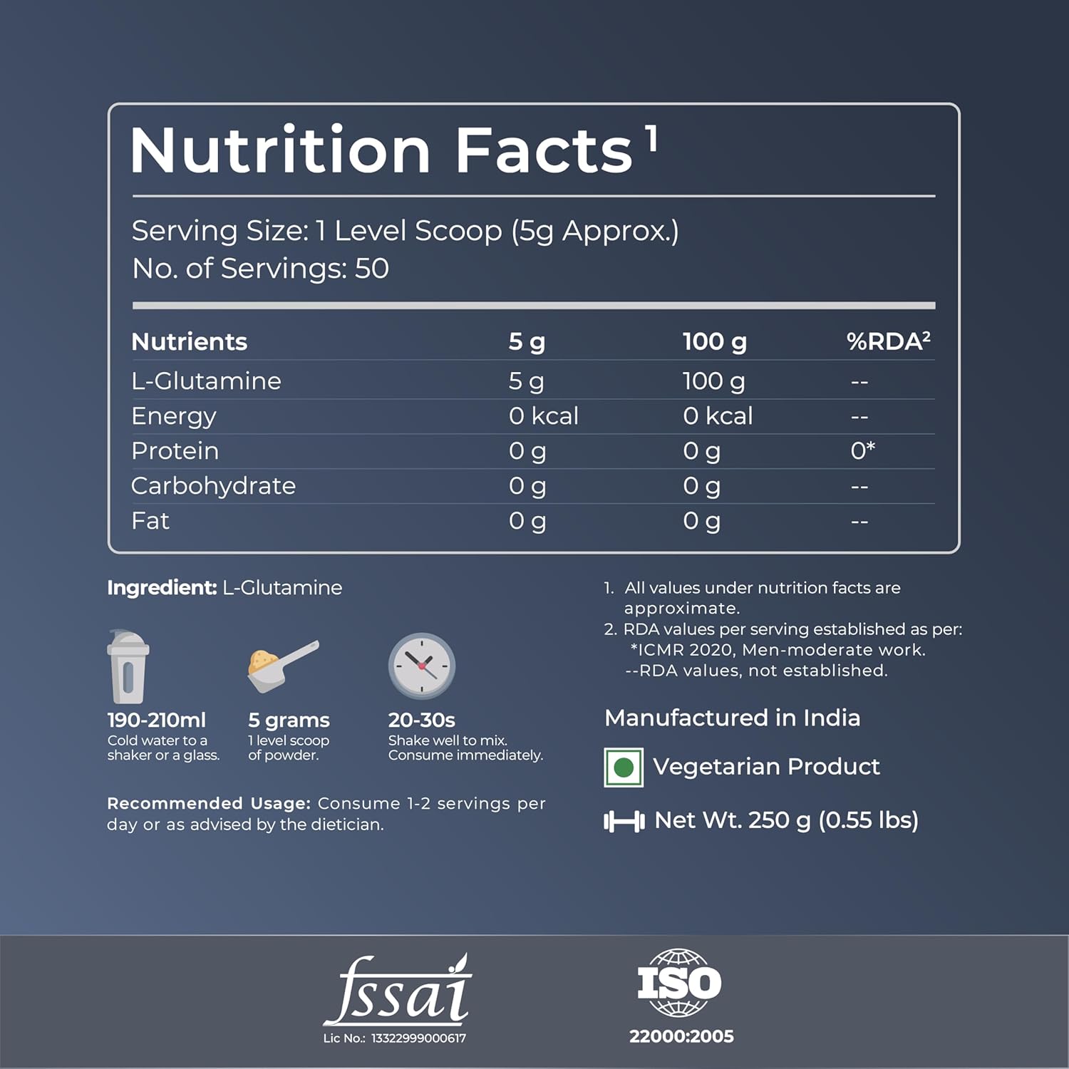 L-glutamine Nutrabay