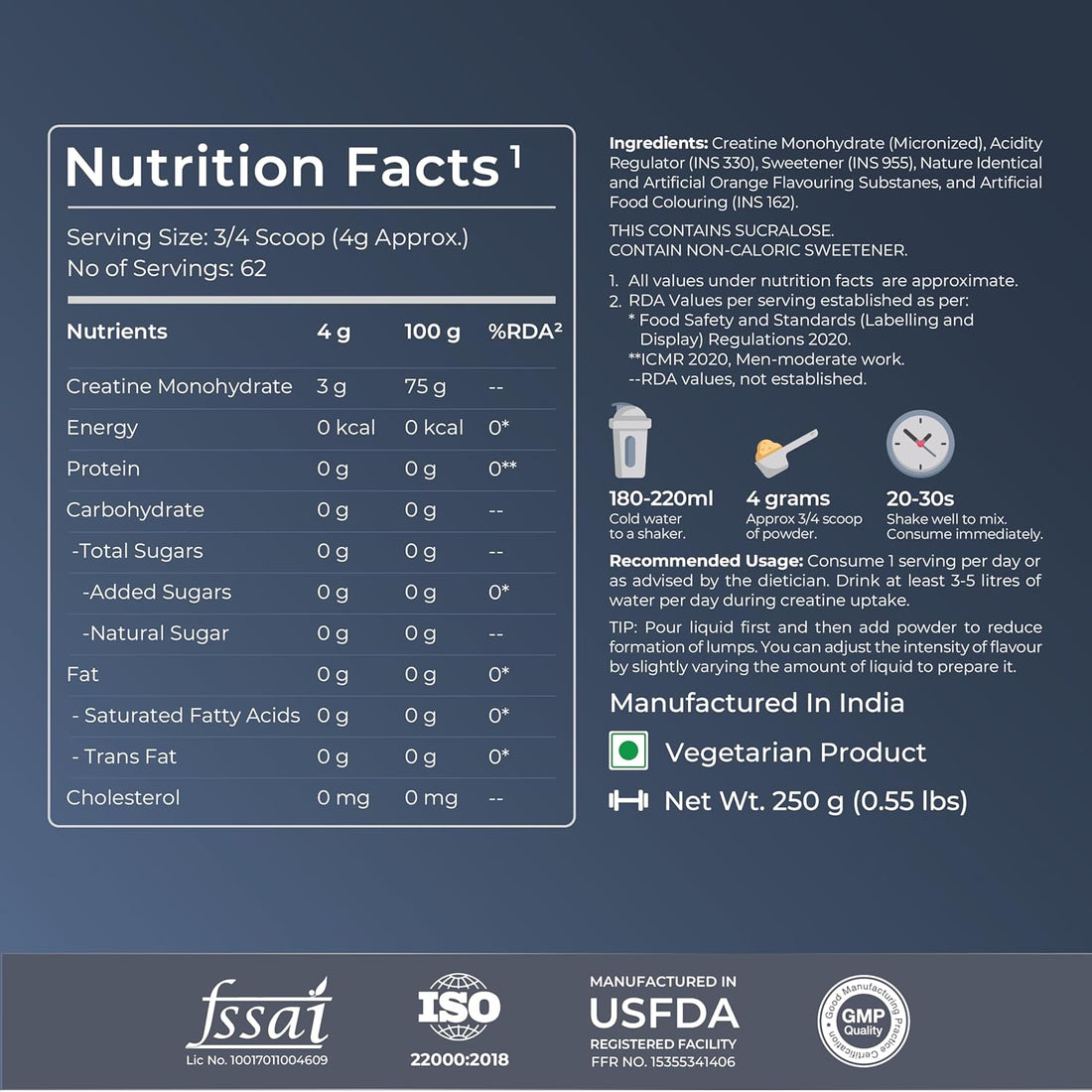Nutrabay Monohydrate Creatine