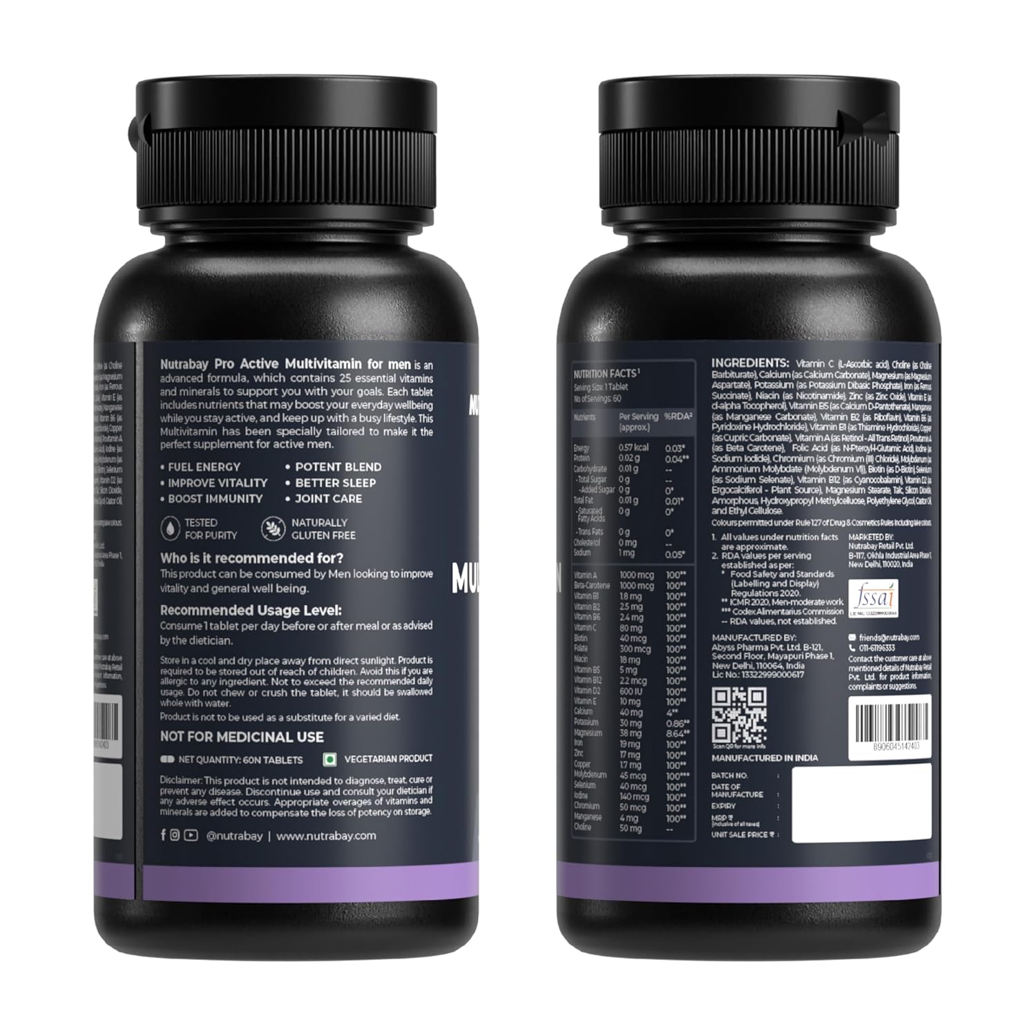 Nutrabay Pro Multivitamin Men
