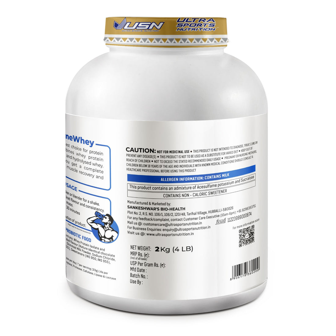 USN Prime Whey Belgium Chocolate